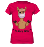 T-Shirt - "is doch doof" - Ladies - Schweinchen's Shop - Lady-Shirts - Sorbet / XS