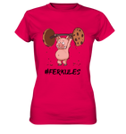 "Ferkules" - Ladies Premium Shirt - Schweinchen's Shop - Lady-Shirts - Sorbet / XS