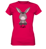 "Esel" - Esel - Ladies Premium Shirt - Schweinchen's Shop - Lady-Shirts - Sorbet / XS