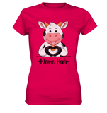 T-Shirt - "Kleine Kuh" - Ladies - Schweinchen's Shop - Lady-Shirts - Sorbet / XS