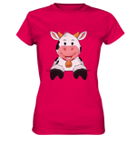 Kuh o-T. - Ladies Premium Shirt - Schweinchen's Shop - Lady-Shirts - Sorbet / XS