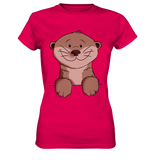 Otter T-Shirt - Ladies Premium Shirt - Schweinchen's Shop - Lady-Shirts - Sorbet / XS