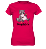 Naschbär - Ladies Premium Shirt - Schweinchen's Shop - Lady-Shirts - Sorbet / XS