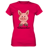 "Schweinchen" - Ladies Premium Shirt - Schweinchen's Shop - Lady-Shirts - Sorbet / XS