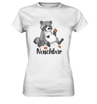 Naschbär - Ladies Premium Shirt - Schweinchen's Shop - Lady-Shirts - White / XS