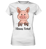 T-Shirt - "kleines Ferkel" - Ladies - Schweinchen's Shop - Lady-Shirts - White / XS