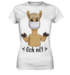 T-Shirt - "och nö" - Ladies - Schweinchen's Shop - Lady-Shirts - White / XS