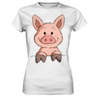 T-Shirt - Schweinchen - Ladies - Schweinchen's Shop - Lady-Shirts - White / XS