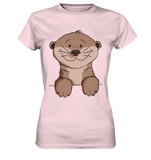 Otter T-Shirt - Ladies Premium Shirt - Schweinchen's Shop - Lady-Shirts - Orchid Pink / XS