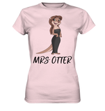 T-Shirt - Premium - "Mrs Otter" - Schweinchen's Shop - Lady-Shirts - Orchid Pink / XS