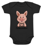 Schweinchen Kids - Organic Baby Bodysuite - Schweinchen's Shop - Kinder-Produkte - Black / 0-3