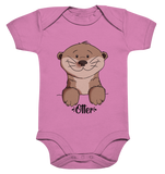 Otter Kids - Organic Baby Bodysuite - Schweinchen's Shop - Kinder-Produkte - Bubble Gum Pink / 0-3
