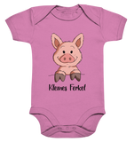 Kleines Ferkel - Organic Baby Bodysuite - Schweinchen's Shop - Kinder-Produkte - Bubble Gum Pink / 0-3