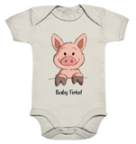 Baby Ferkel - Organic Baby Bodysuite - Schweinchen's Shop - Kinder-Produkte - Organic Natural / 3-6