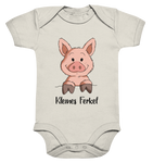 Kleines Ferkel - Organic Baby Bodysuite - Schweinchen's Shop - Kinder-Produkte - Organic Natural / 3-6