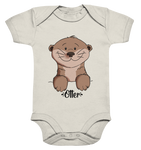 Otter Kids - Organic Baby Bodysuite - Schweinchen's Shop - Kinder-Produkte - Organic Natural / 3-6