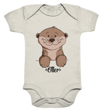 Otter Kids - Organic Baby Bodysuite - Schweinchen's Shop - Kinder-Produkte - Organic Natural / 3-6