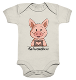 Schweinchen Kids - Organic Baby Bodysuite - Schweinchen's Shop - Kinder-Produkte - Organic Natural / 3-6