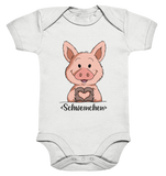 Schweinchen Kids - Organic Baby Bodysuite - Schweinchen's Shop - Kinder-Produkte - White / 0-3