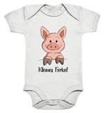 Kleines Ferkel - Organic Baby Bodysuite - Schweinchen's Shop - Kinder-Produkte - White / 0-3