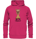 Alpaka m.T. - Organic Basic Hoodie - Schweinchen's Shop - Hoodies - Raspberry / XS