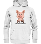 "Schweinchen" - Organic Basic Hoodie - Schweinchen's Shop - Hoodies - White / XS