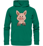 Hoodie - Schweinchen - Unisex - Schweinchen's Shop - Hoodies - Varsity Green / XS