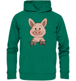 Hoodie - Schweinchen - Unisex - Schweinchen's Shop - Hoodies - Varsity Green / XS