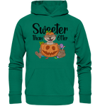 Hoodie - "Sweeter Than Otter" - Unisex - Organic Hoodie - Schweinchen's Shop - Hoodies - Varsity Green / XS