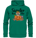 Hoodie - "Sweeter Than Otter" - Unisex - Organic Hoodie - Schweinchen's Shop - Hoodies - Varsity Green / XS