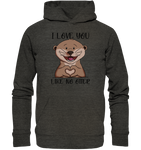 Otter - "Love You Like No Otter" - Organic Hoodie - Schweinchen's Shop - Hoodies -