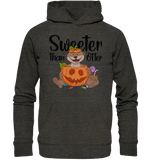 Hoodie - "Sweeter Than Otter" - Unisex - Organic Hoodie - Schweinchen's Shop - Hoodies - Dark Heather Grey / XS
