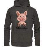 Hoodie - "Schweinchen" - Unisex - Schweinchen's Shop - Hoodies - Dark Heather Grey / XS