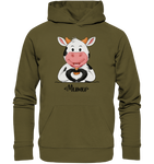 "MUMU" - Organic Hoodie - Schweinchen's Shop - Hoodies - British Khaki / XS
