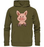 Hoodie - Schweinchen - Unisex - Schweinchen's Shop - Hoodies - British Khaki / XS