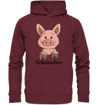 Hoodie - "Schweinchen" - Unisex - Schweinchen's Shop - Hoodies - Burgundy / XS