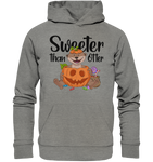 Hoodie - "Sweeter Than Otter" - Unisex - Organic Hoodie - Schweinchen's Shop - Hoodies - Mid Heather Grey / XS