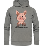 Hoodie - "Schweinchen" - Unisex - Schweinchen's Shop - Hoodies - Mid Heather Grey / XS
