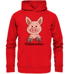 Hoodie - "Schweinchen" - Unisex - Schweinchen's Shop - Hoodies - Bright Red / XS