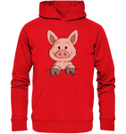 Hoodie - Schweinchen - Unisex - Schweinchen's Shop - Hoodies - Bright Red / XS