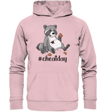 #cheatday - Organic Hoodie - Schweinchen's Shop - Hoodies - Cotton Pink / XS