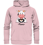 "MUMU" - Organic Hoodie - Schweinchen's Shop - Hoodies - Cotton Pink / XS