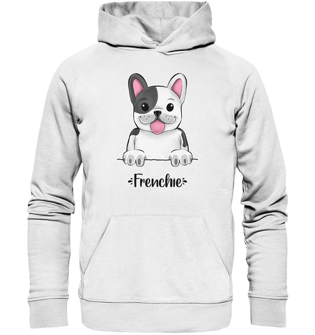 "Frenchie" - Organic Hoodie - Schweinchen's Shop - Hoodies - White / XS