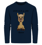 Pullover - "Keep Calm" - Men - Schweinchen's Shop - Sweatshirts - French Navy / S