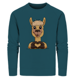 Pullover - "Alpaca Herz" - Men - Schweinchen's Shop - Sweatshirts - Stargazer / S