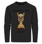 Pullover - "Keep Calm" - Men - Schweinchen's Shop - Sweatshirts - Black / S