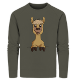 Pullover - Alpaca - Men - Schweinchen's Shop - Sweatshirts - Khaki / S