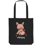 Organic Tote-Bag - DickPig Black Edition - Schweinchen's Shop - Taschen - Black / ca. 38x42