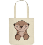 Otter Tasche - Organic Tote-Bag - Schweinchen's Shop - Taschen - Natural / ca. 38x42