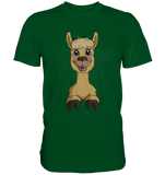 Alpaka o.T. - Premium Shirt - Schweinchen's Shop - Unisex-Shirts - Bottle Green / S